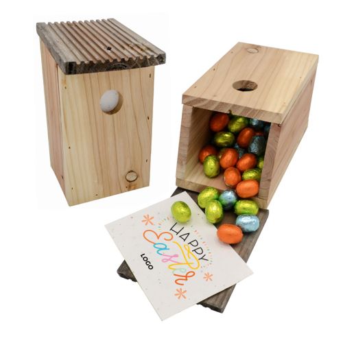 Vogelhuisje met paaseitjes - Afbeelding 1